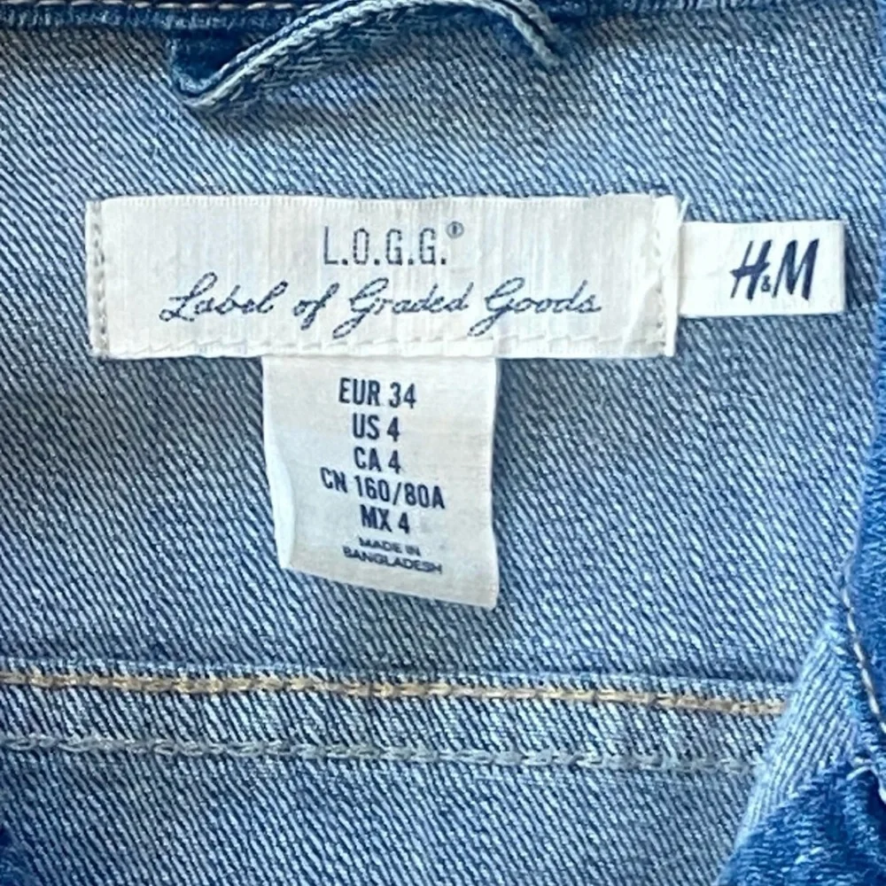 H&M Distressed Jean Jacket - Picture 7 of 8